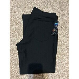 Kay Unger Black Pants Tummy Tuck Slimming Pants Wrinkle Free Size 3X NEW